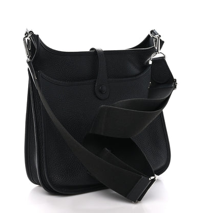 Hermes Taurillon Clemence Evelyne III PM Black 3 of 10