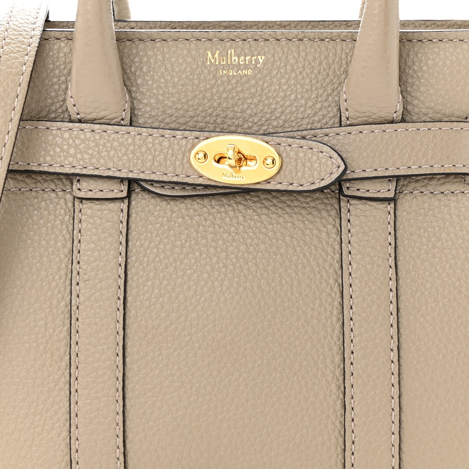 Mulberry Small Classic Grain Micro Zipped Bayswater Dune 8 of 10