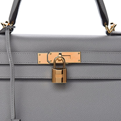 Hermes Epsom Kelly Sellier 28 Gris Mouette 6 of 39