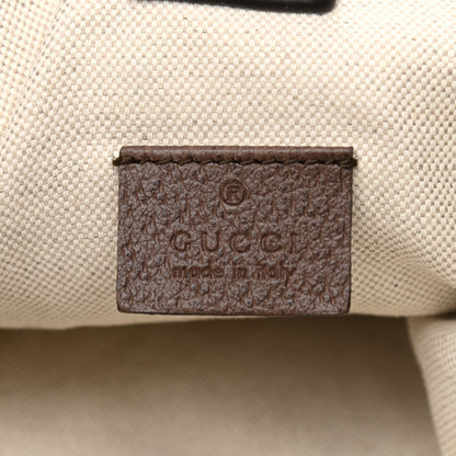 Gucci Soft GG Supreme Monogram Neo Vintage Double Buckle Backpack Beige New Acero Crop 6 of 10