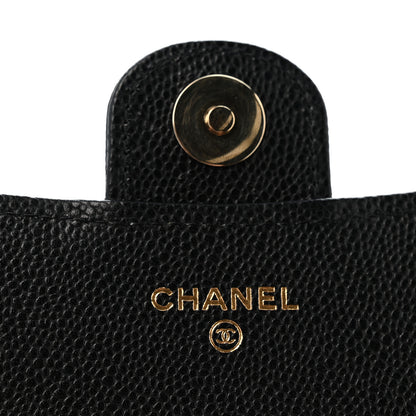 Chanel Caviar Quilted Compact Wallet On Chain WOC Black 7 of 13