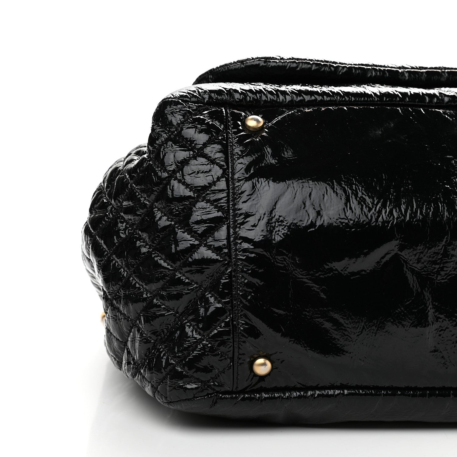 Chanel Vinyl XL Rock and Chain Flap Black 10 of 11