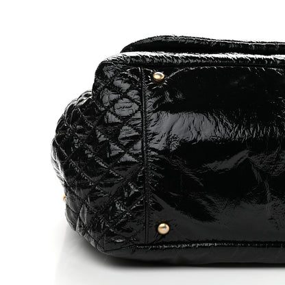 Chanel Vinyl XL Rock and Chain Flap Black 10 of 11