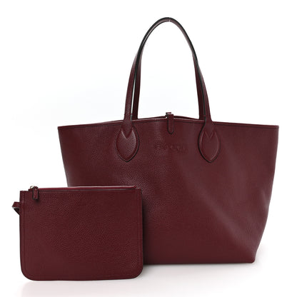 Gucci Grained Calfskin Monogram Large Totissima Reversible Tote Rosso Ancora 4 of 18