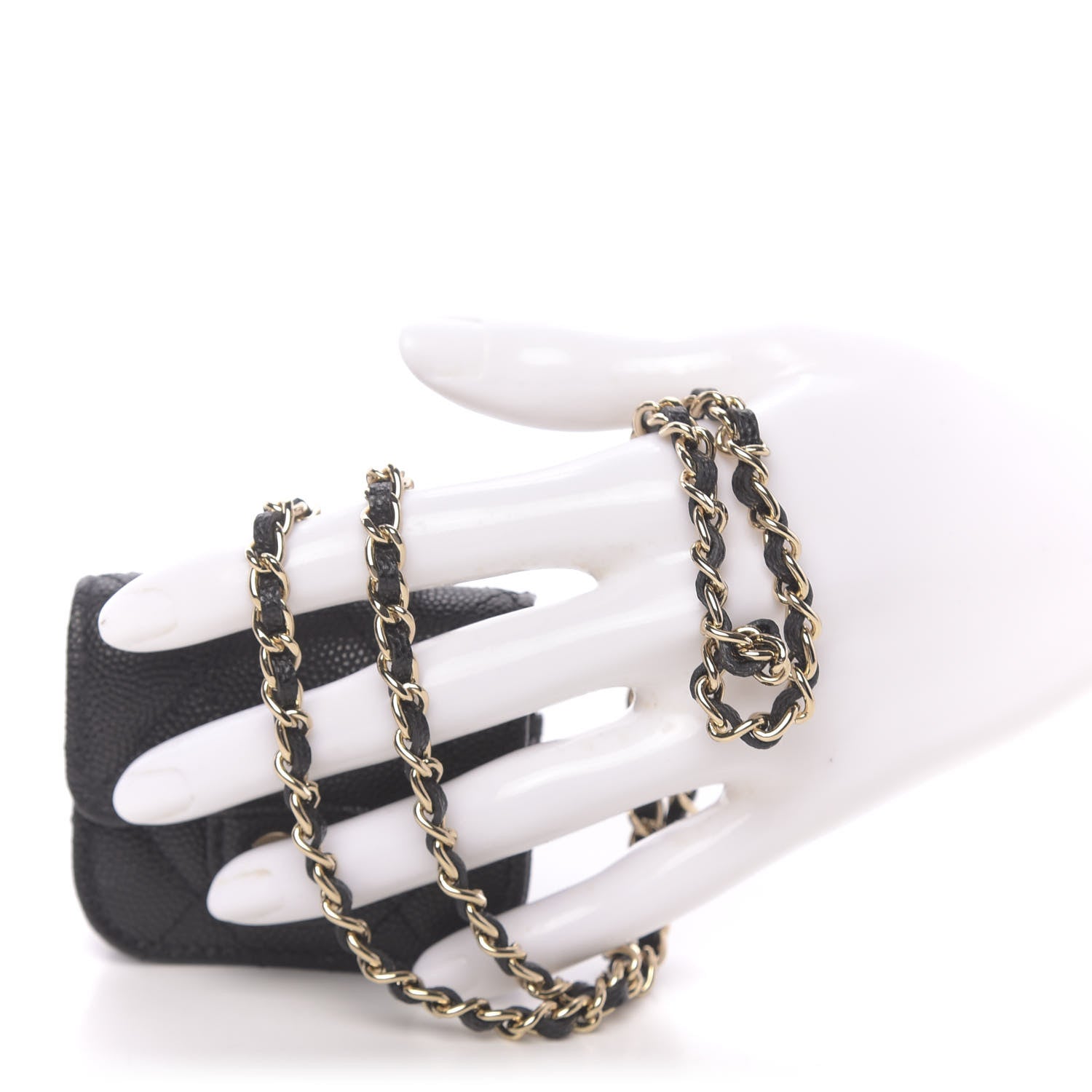 Chanel Caviar Quilted Airpods Pro Case Black 2 of 9