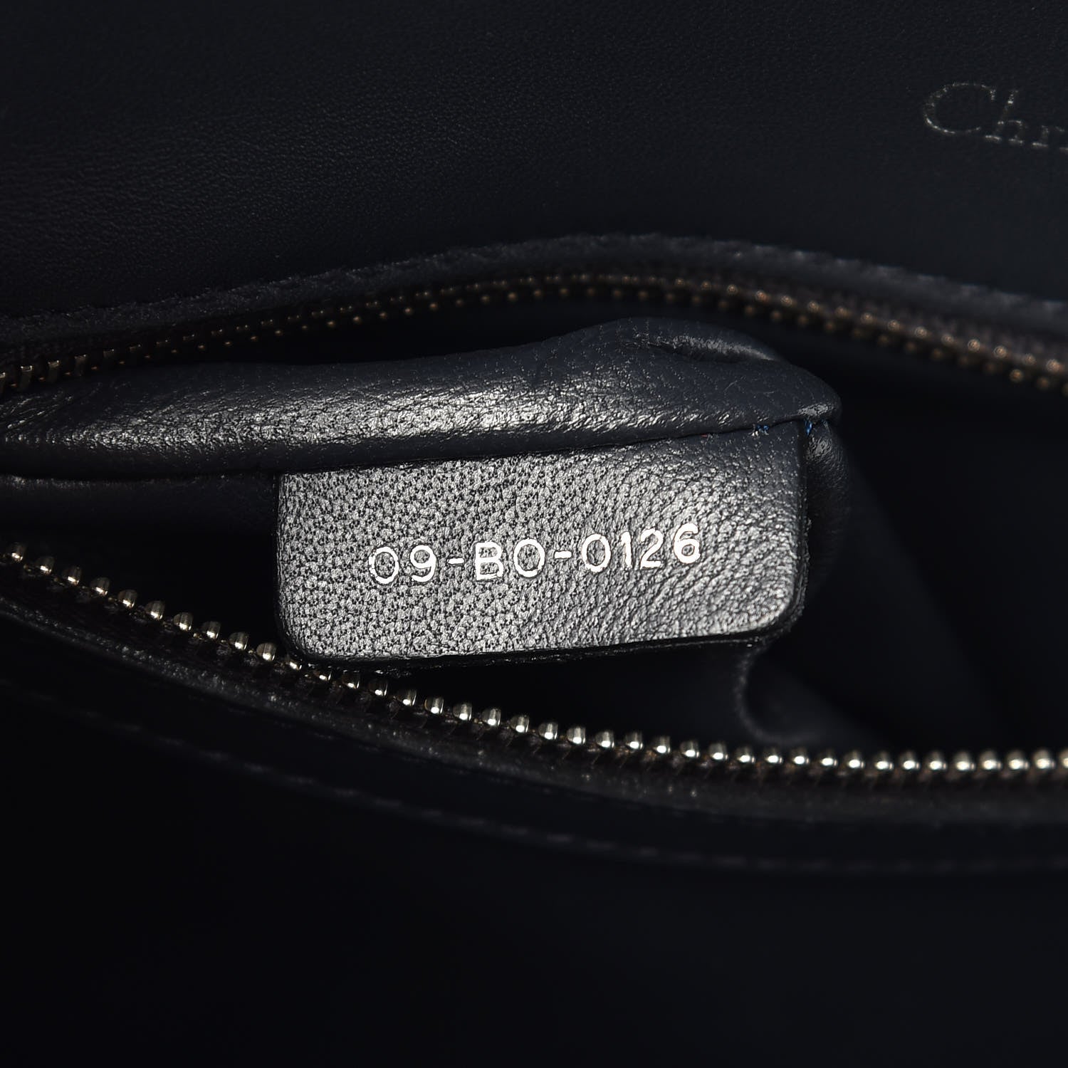 Christian Dior Metallic Patent Micro-Cannage Medium Diorama Flap Bag Blue 7 of 13