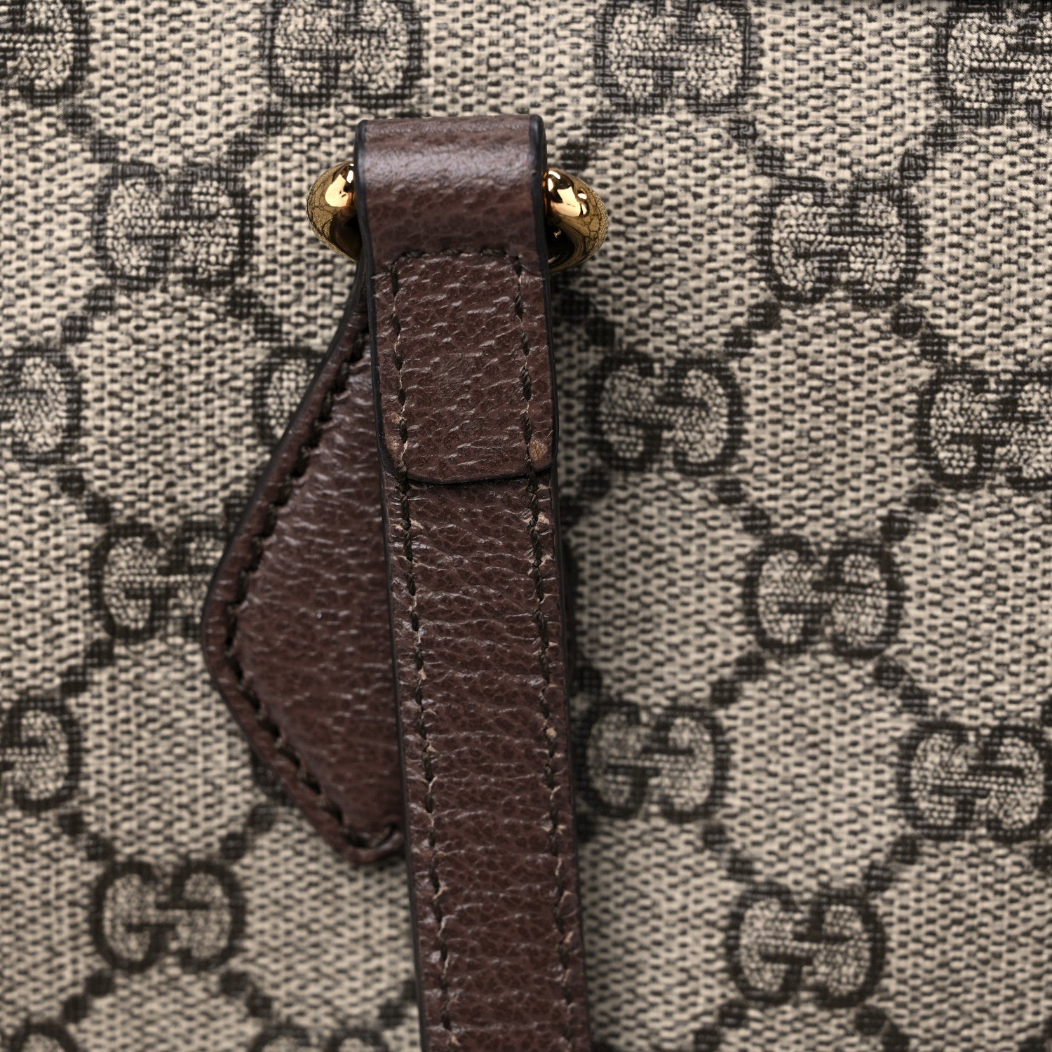 Gucci GG Supreme Monogram Medium Ophidia Shopping Tote Brown 14 of 14