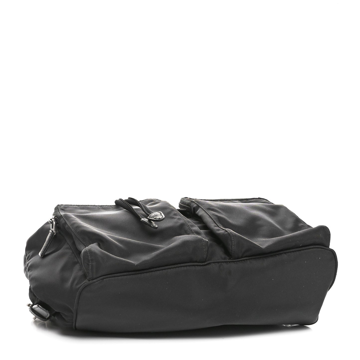 Tessuto Nylon Saffiano Vela Backpack Black