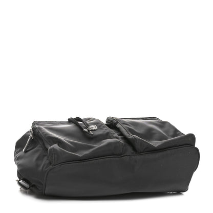 Prada Tessuto Nylon Saffiano Vela Backpack Black 4 of 9