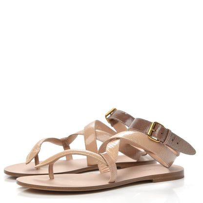 Christian Dior Ayers Degrade Poison-D Sandal 36 Nude 3 of 9