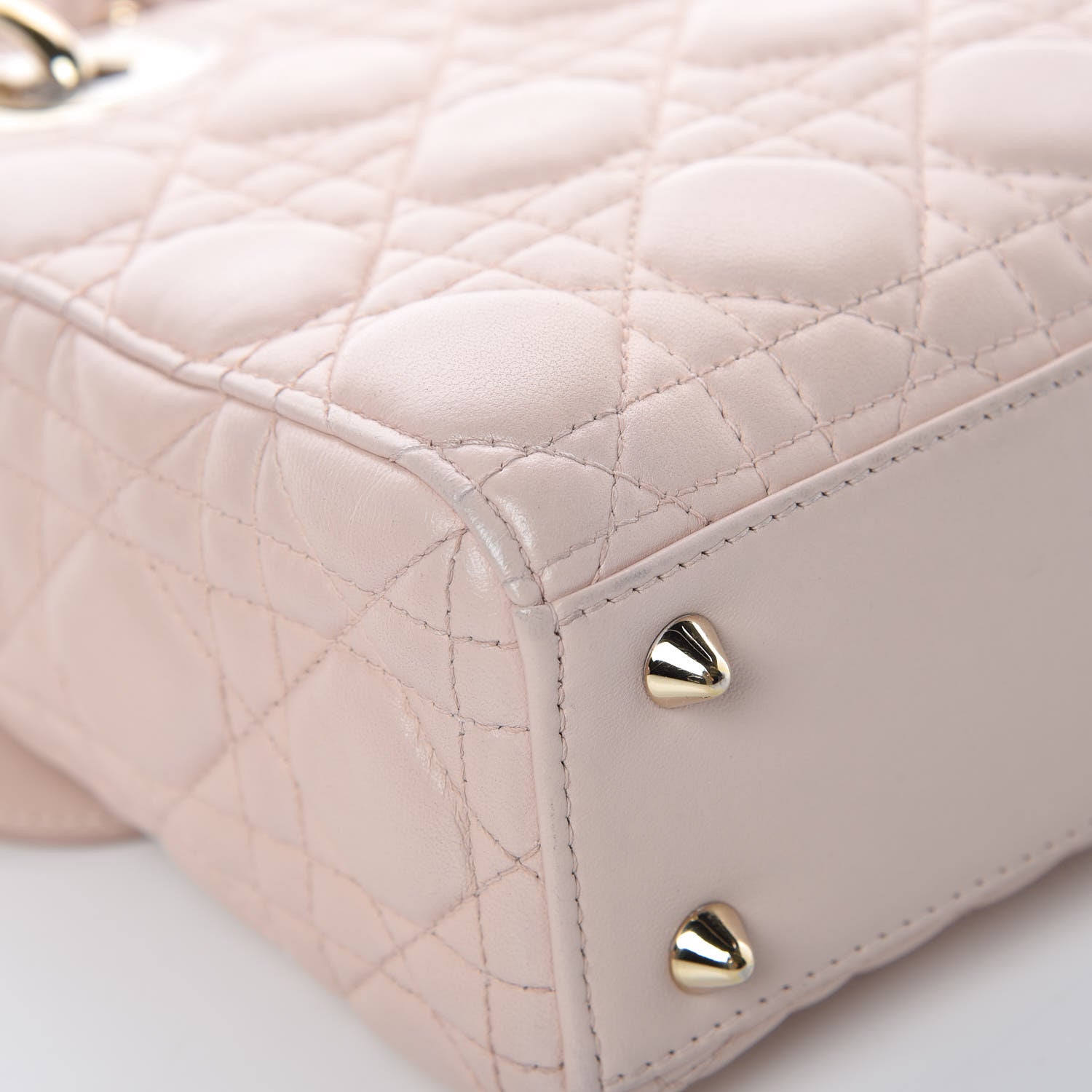 Christian Dior Lambskin Cannage Small Lucky Badges My Lady Dior Pink 12 of 12