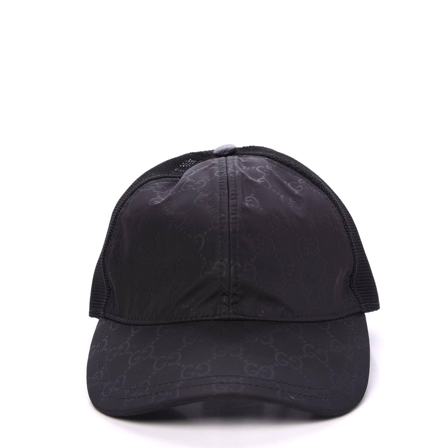 Gucci Nylon Monogram Baseball Hat L Black 2 of 7