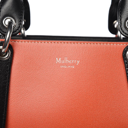 Mulberry Printed Calfskin Maple Tote Black Orange Chalk 9 of 9