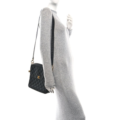 Chanel Caviar Quilted Flap Camera Case Black 2 of 11