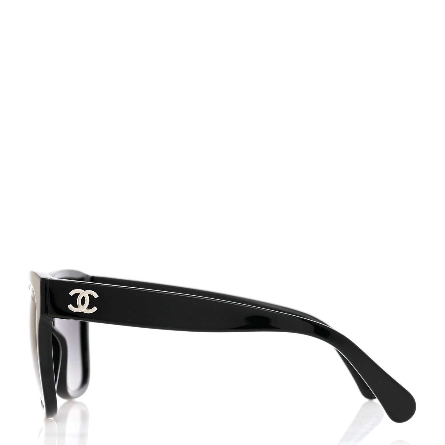 Acetate Polarized Square CC Sunglasses 5380 Black
