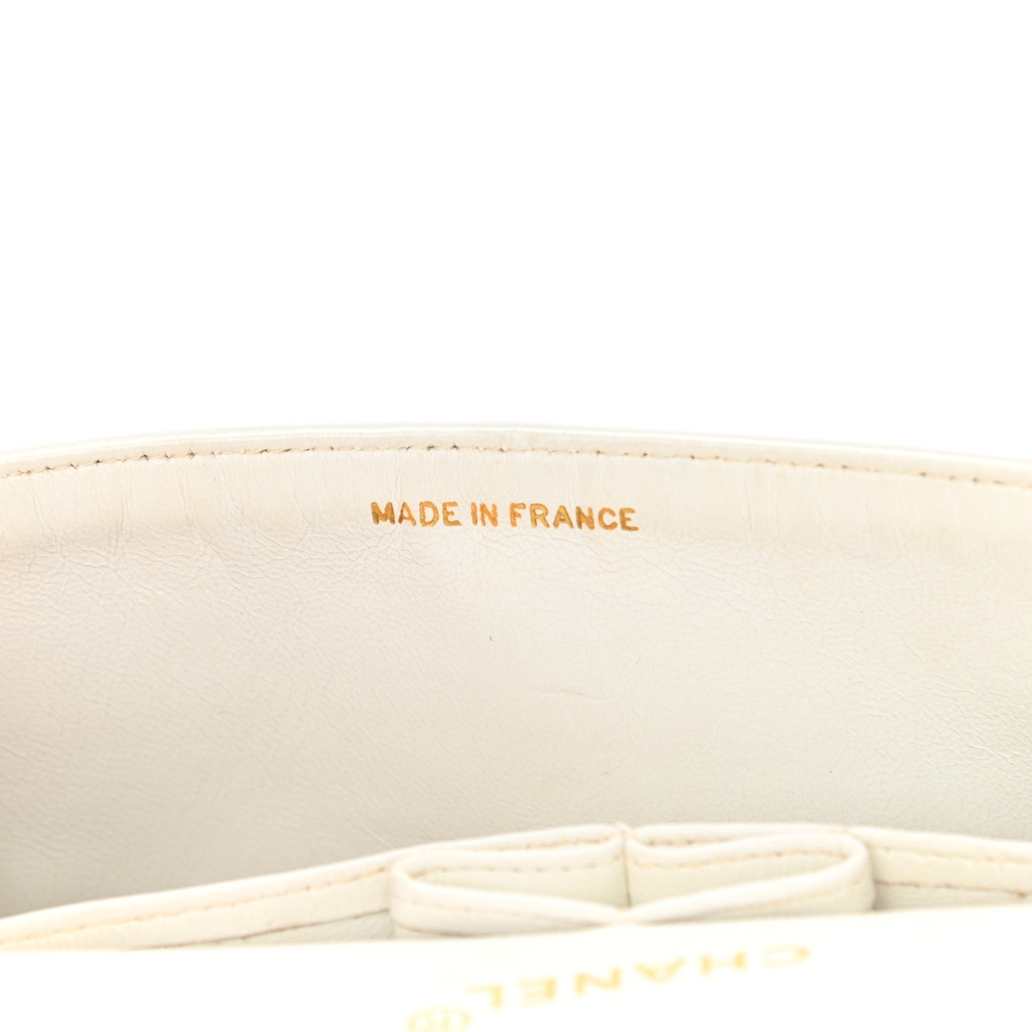 Chanel Lambskin Quilted Small Double Flap White 7 of 25