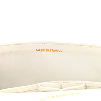 Chanel Lambskin Quilted Small Double Flap White 7 of 25