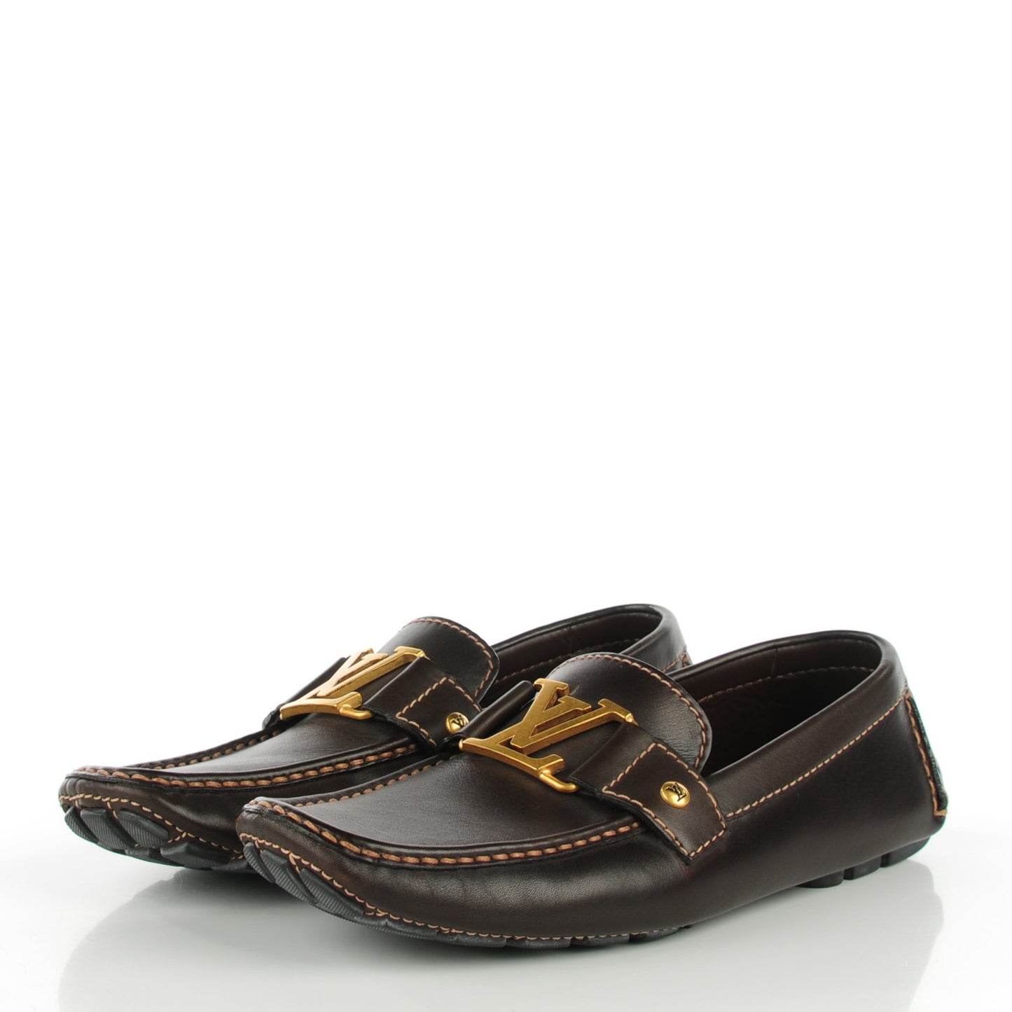 Leather Monte Carlo Loafers 6 Cacao Brown