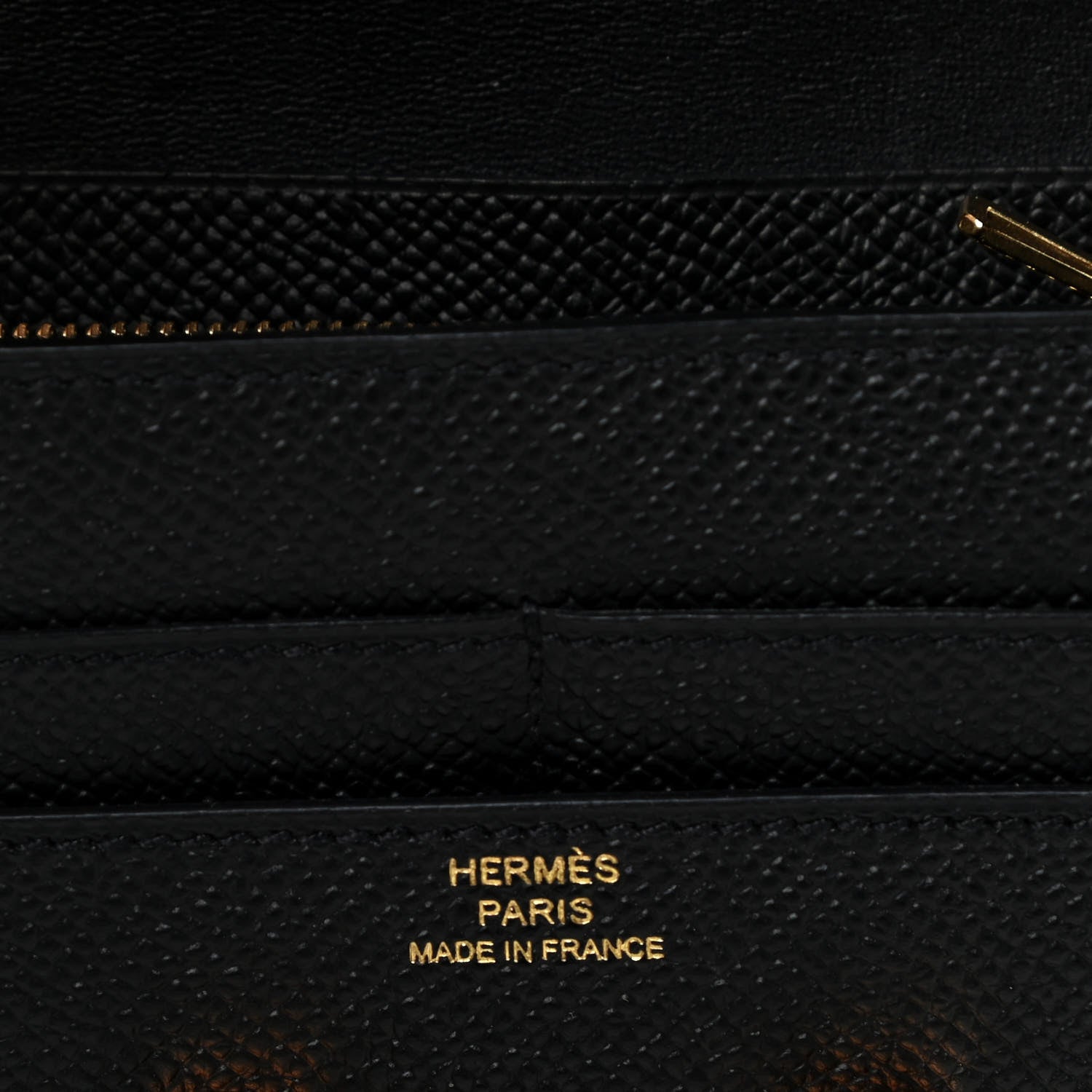 Hermes Epsom Constance Short Wallet Black 6 of 6