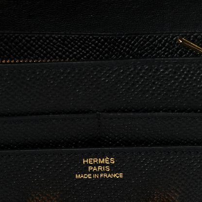 Hermes Epsom Constance Short Wallet Black 6 of 6