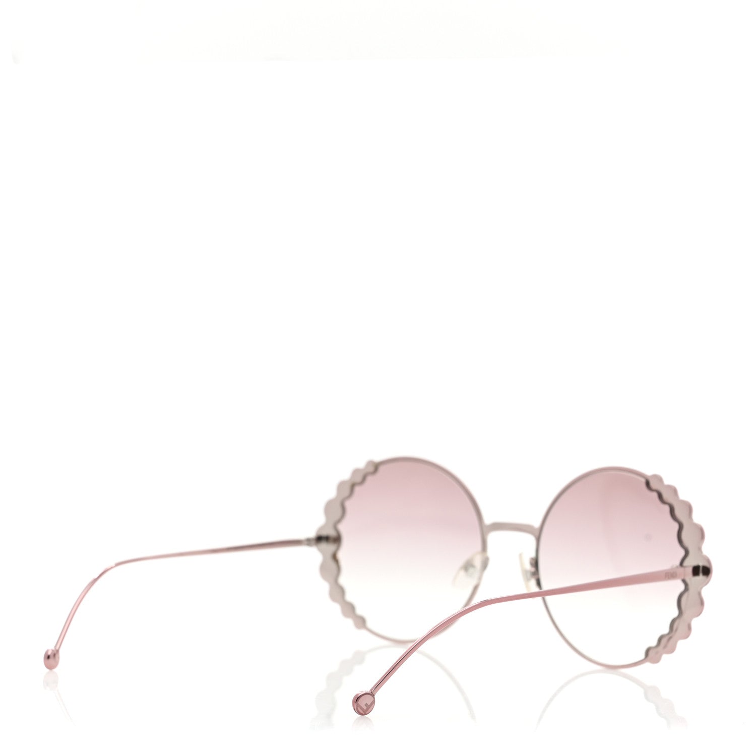 Fendi Crystal Round Sunglasses FF0324/S Rose 4 of 7