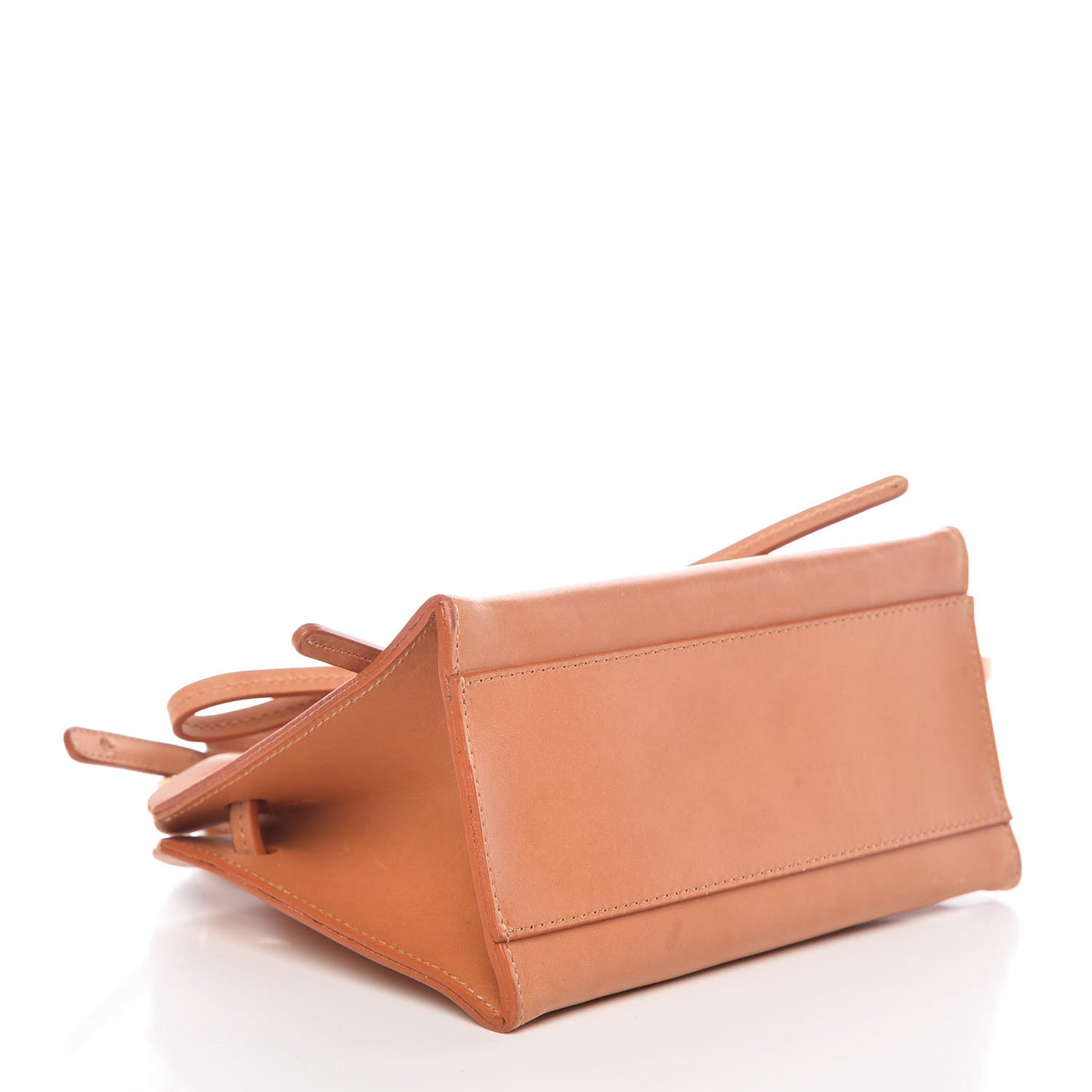 Calfskin Mini Mini Sun Bag Cammello