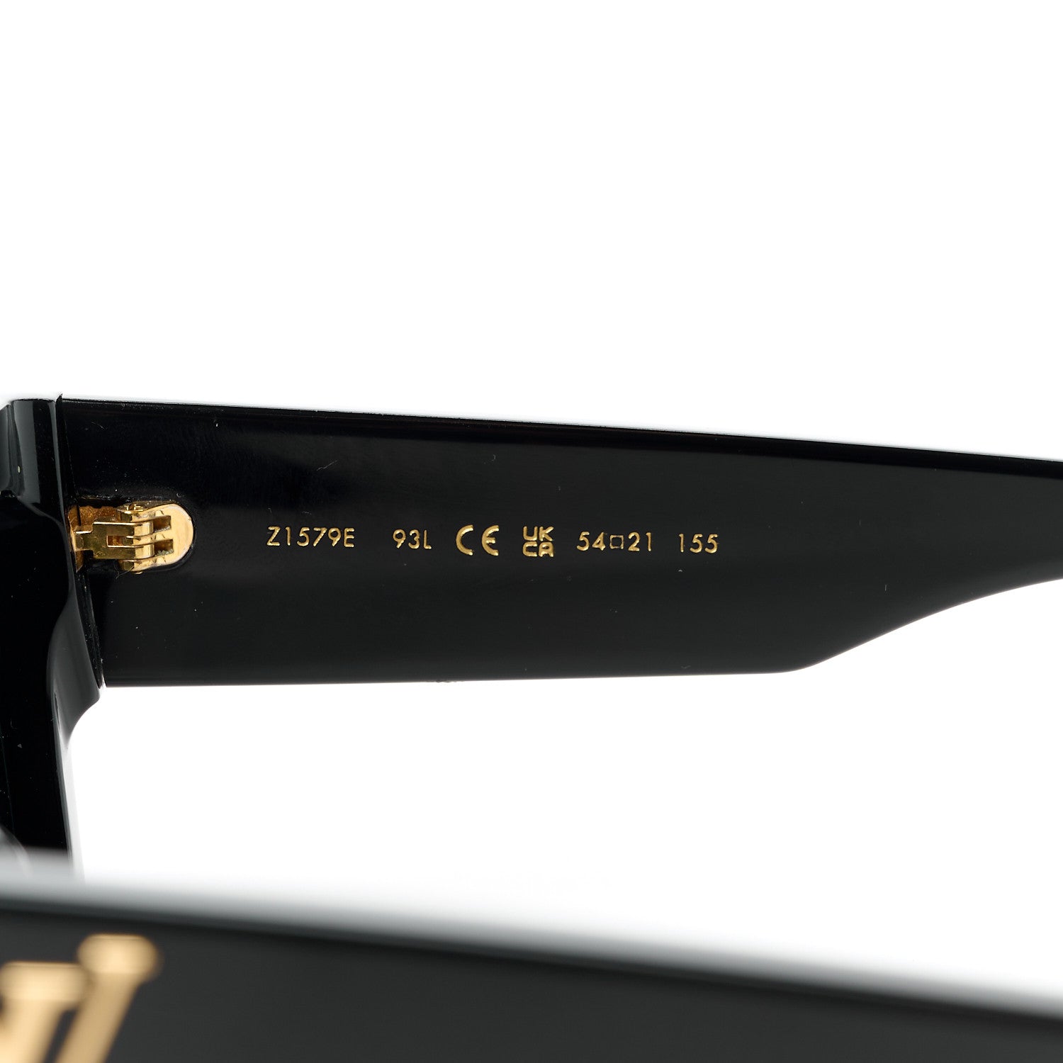 Louis Vuitton LV Clash Square Sunglasses Z1579E Black 6 of 9