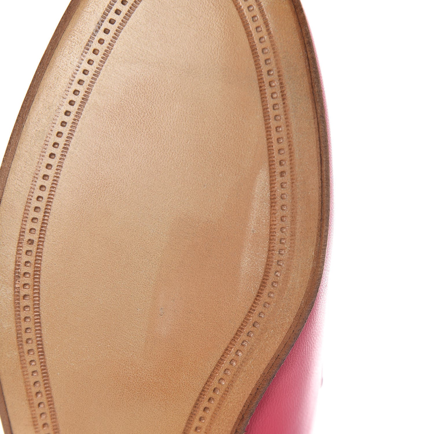Gucci Lambskin Womens Brixton Horsebit Loafers 35 Hot Pink 9 of 11