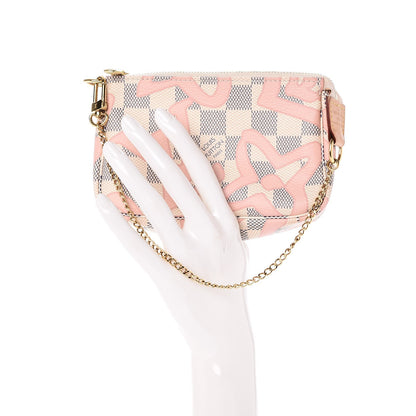 Louis Vuitton Damier Azur Tahitienne Mini Pochette Accessories 2 of 7