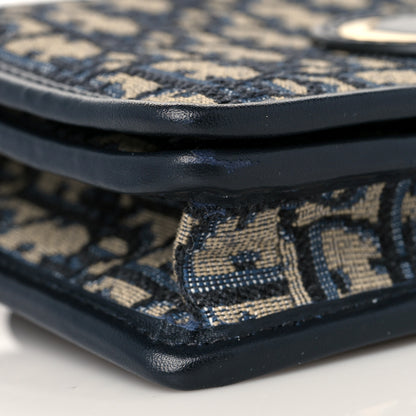 Christian Dior Oblique 30 Montaigne 2-In-1 Pouch Blue 9 of 10