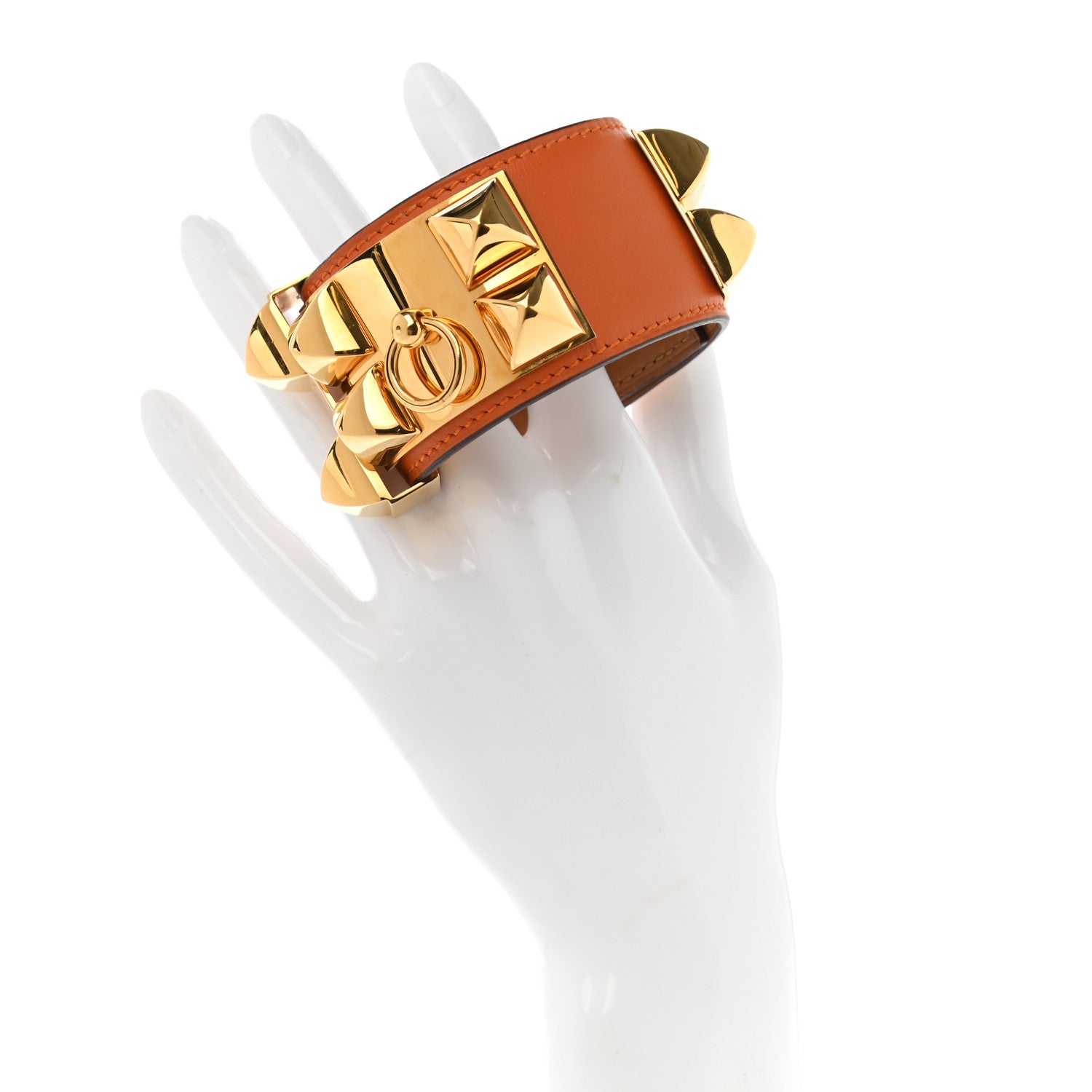 Hermes Swift Collier de Chien CDC Bracelet S Orange 2 of 6