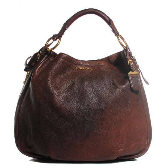 Prada Cervo Antik Hobo Cacao 1 of 20