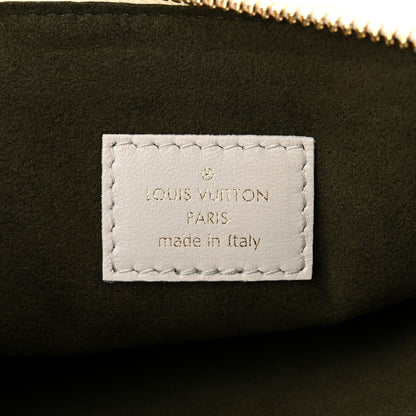 Louis Vuitton Lambskin Embossed Monogram Coussin PM Cream 6 of 10