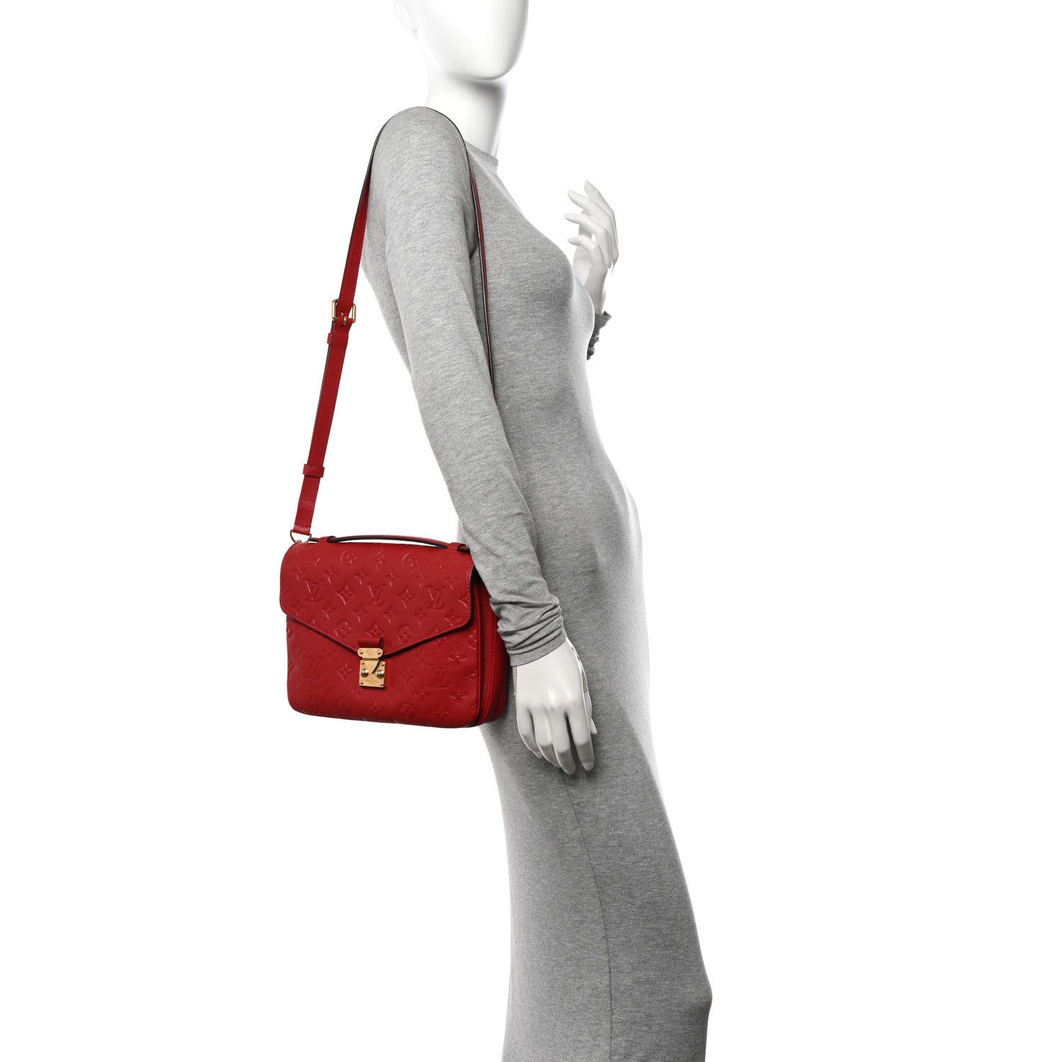 Louis Vuitton Empreinte Pochette Metis Cherry 2 of 16