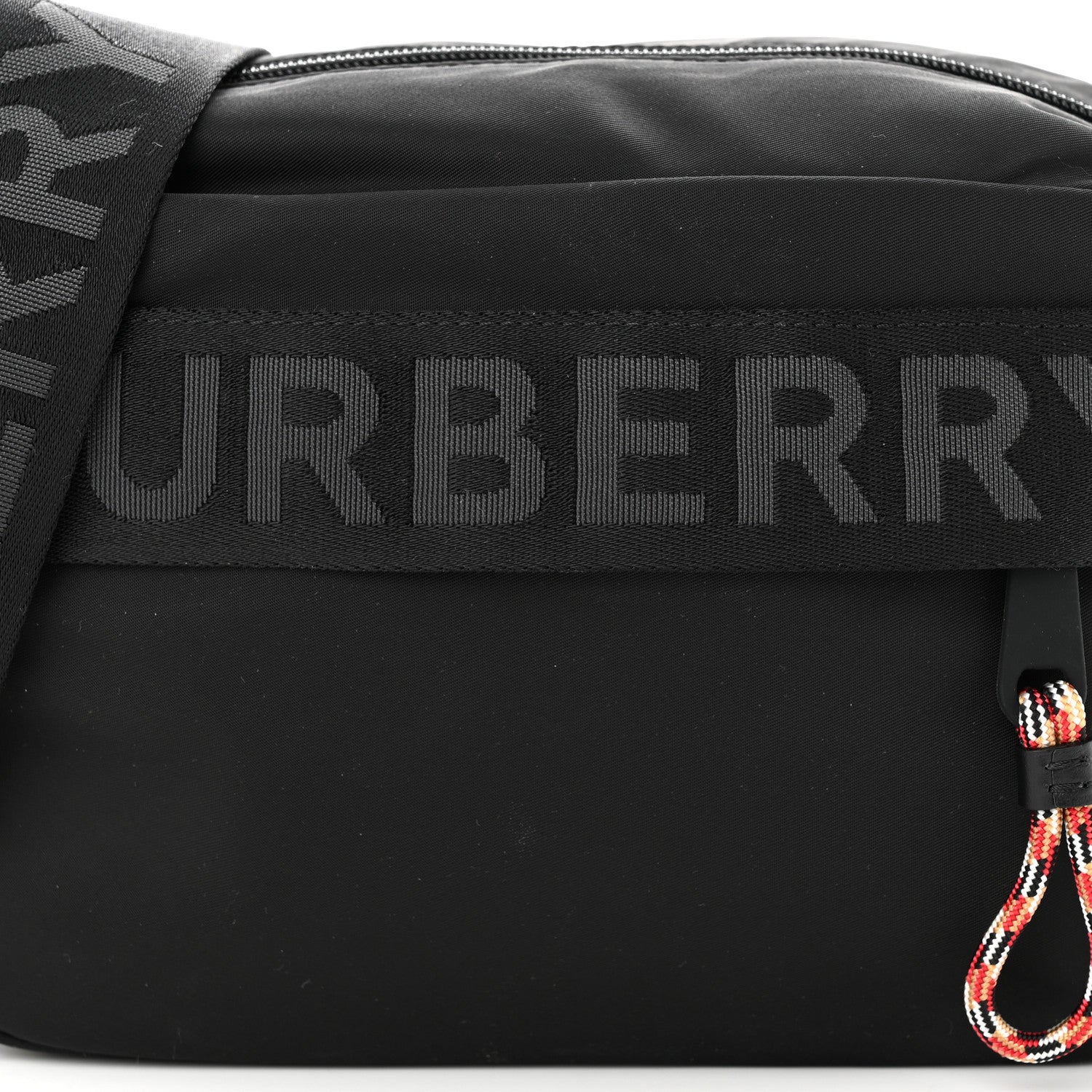 Burberry Nylon Logo Detail Crossbody Bag Black 9 of 11