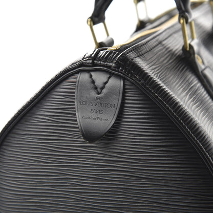 Louis Vuitton Epi Speedy 25 Black 8 of 10