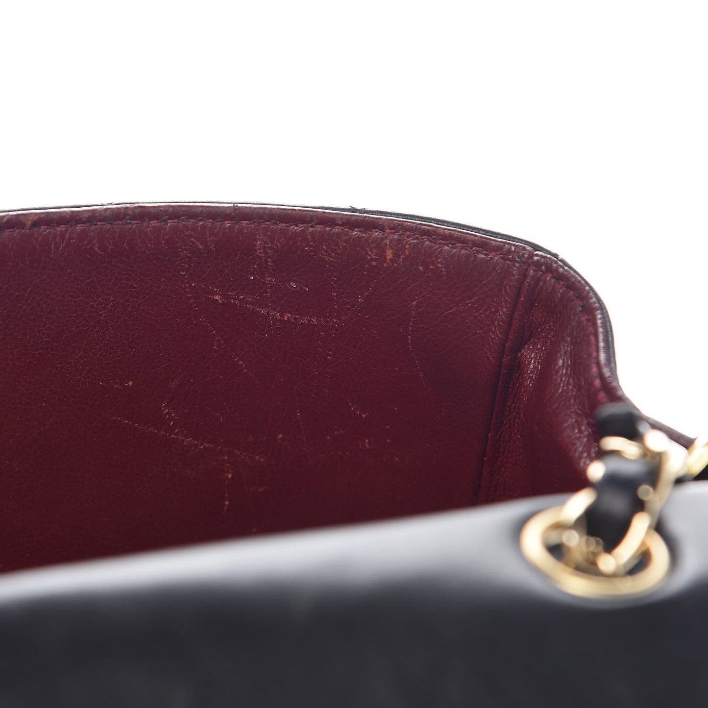 Lambskin Quilted Small Single Flap Black