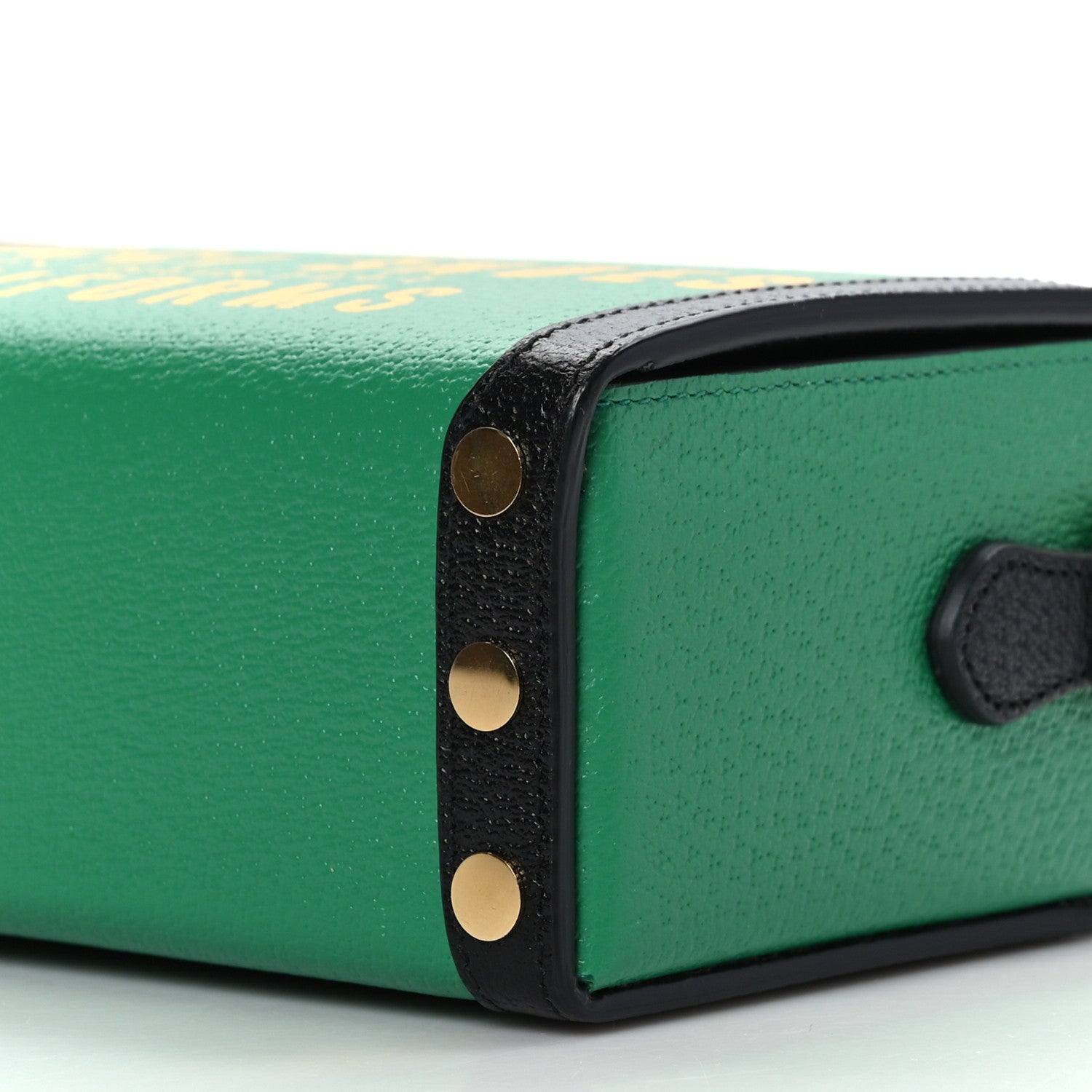 Gucci Grained Calfskin Gucci 100 Mini Bag Green 8 of 8