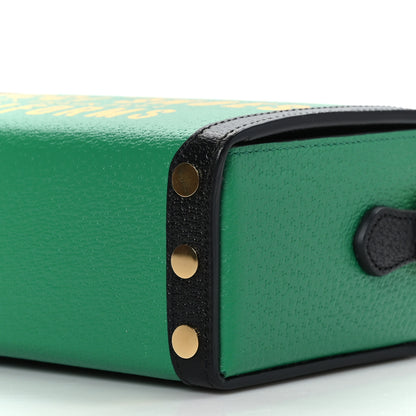 Gucci Grained Calfskin Gucci 100 Mini Bag Green 8 of 8