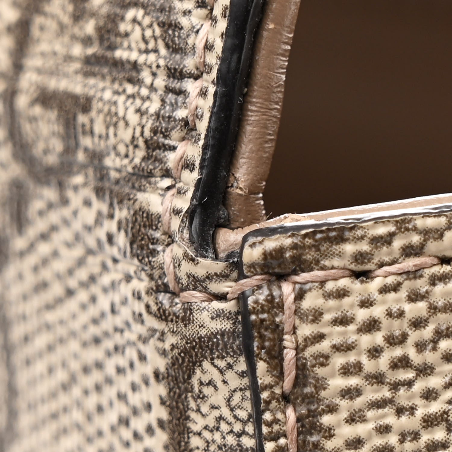 Gucci Senna GG Supreme Petite GG Top Handle Shoulder Bag Beige Ebony 21 of 23