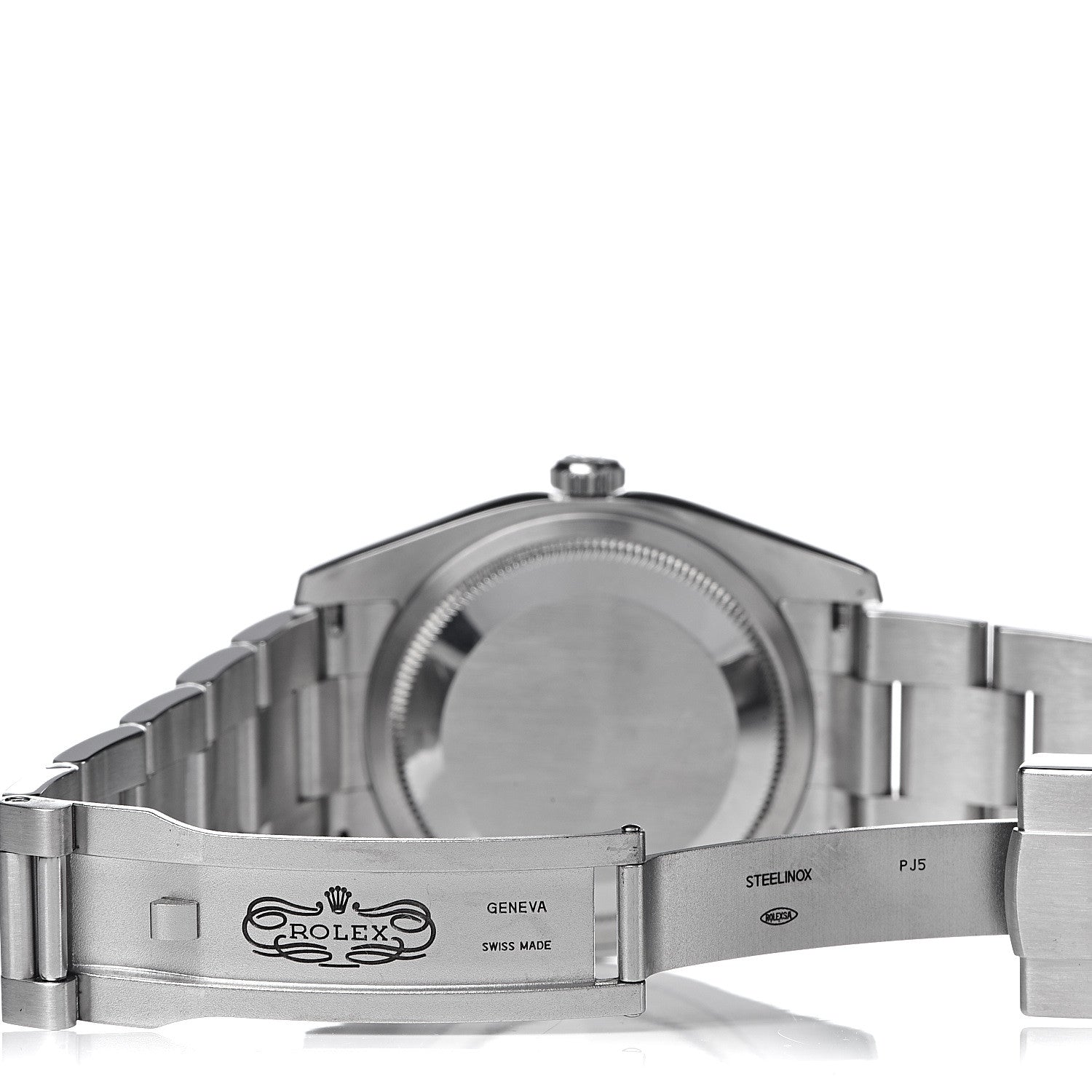 Rolex Stainless Steel 36mm Oyster Perpetual Chronometer Watch Concentric Blue 116034 5 of 7