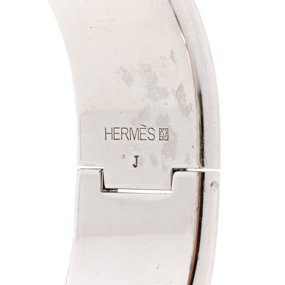 Hermes Enamel Wide Clic Clac H Bracelet PM Rose Nymph 4 of 6