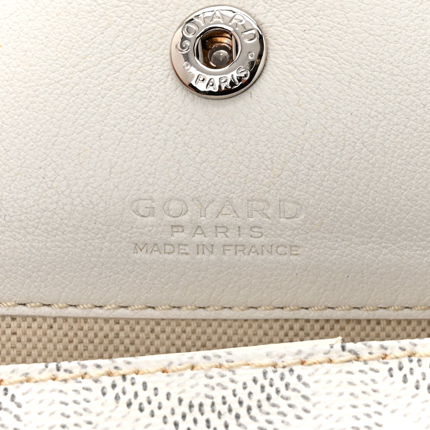 Goyard Goyardine Saint Louis GM White 7 of 12
