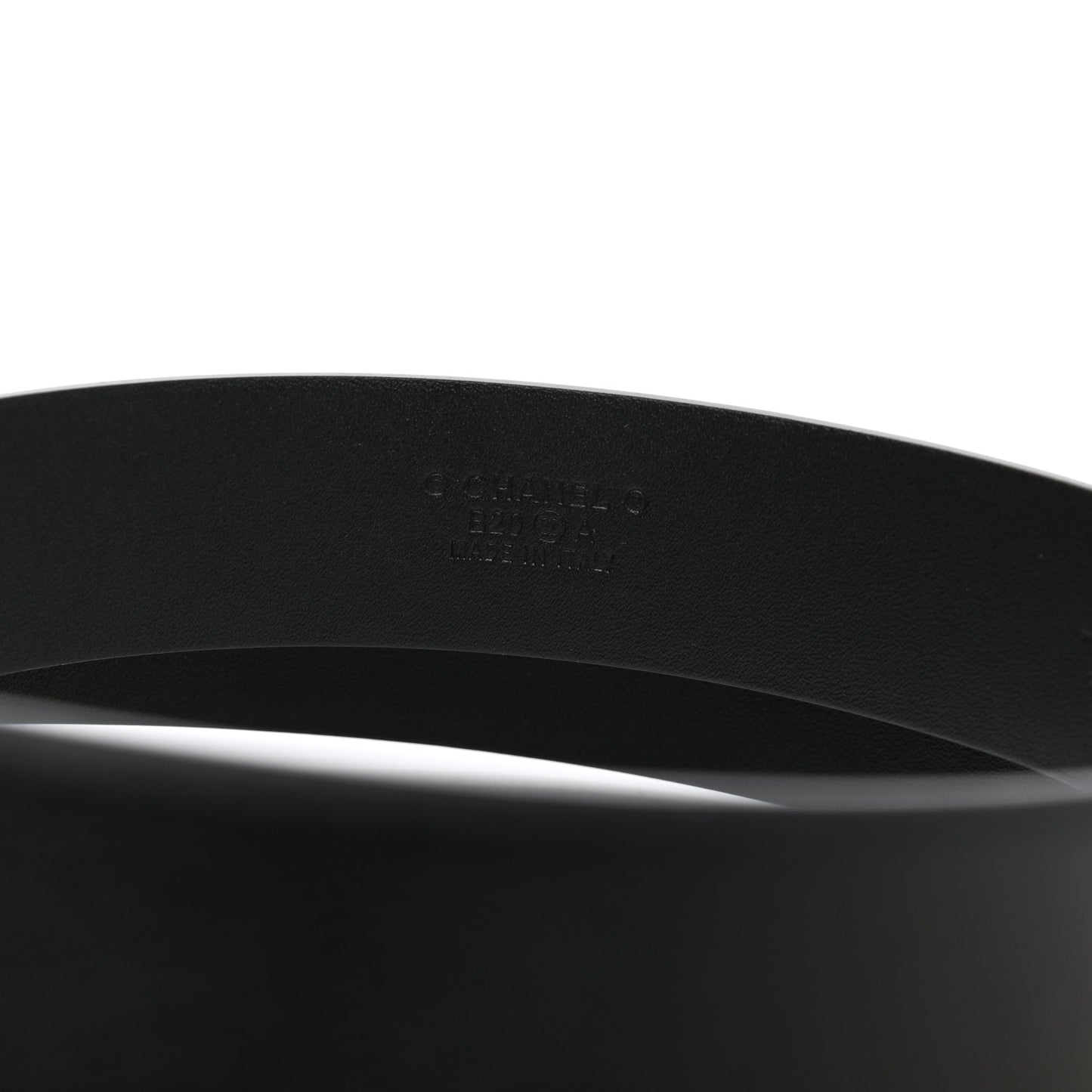 Calfskin Paris Button CC Belt 75 30 Black