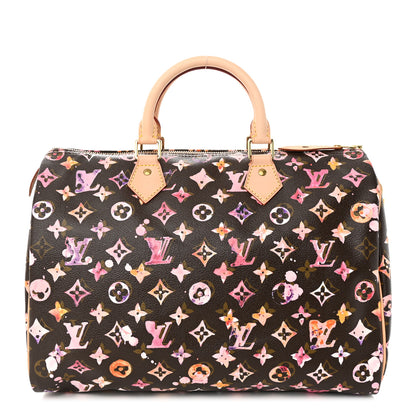 Louis Vuitton Watercolor Aquarelle Speedy 35 Brown 1 of 9