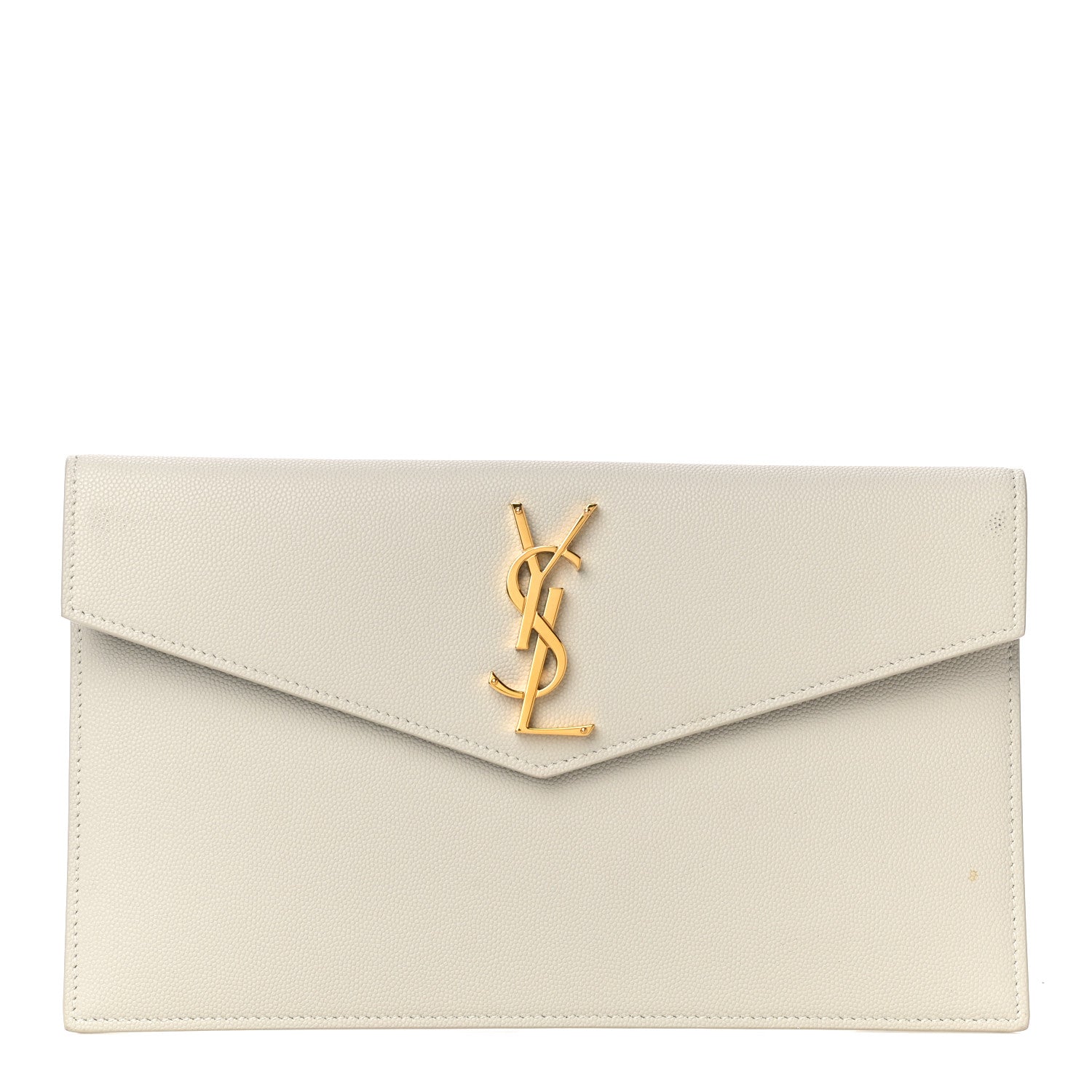 Saint Laurent Grain De Poudre Uptown Pouch Crema Soft 1 of 15