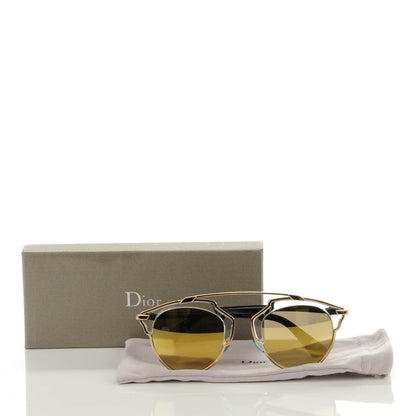 Christian Dior Mirrored So Real Sunglasses Gold 9 of 9