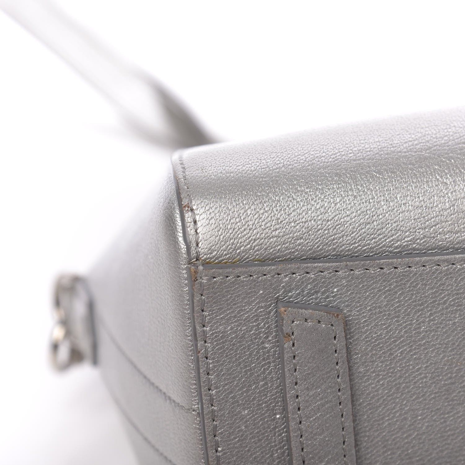 Givenchy Metallic Sugar Goatskin Mini Antigona Silver 19 of 27