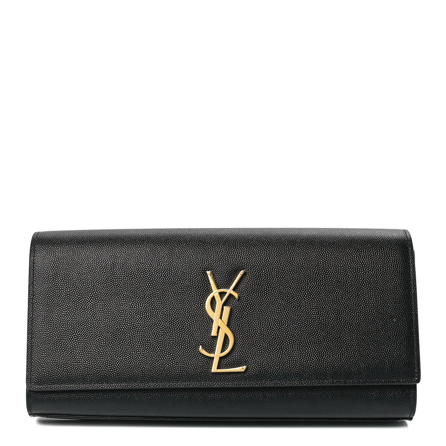 Grain De Poudre Monogram Cassandre Clutch Black