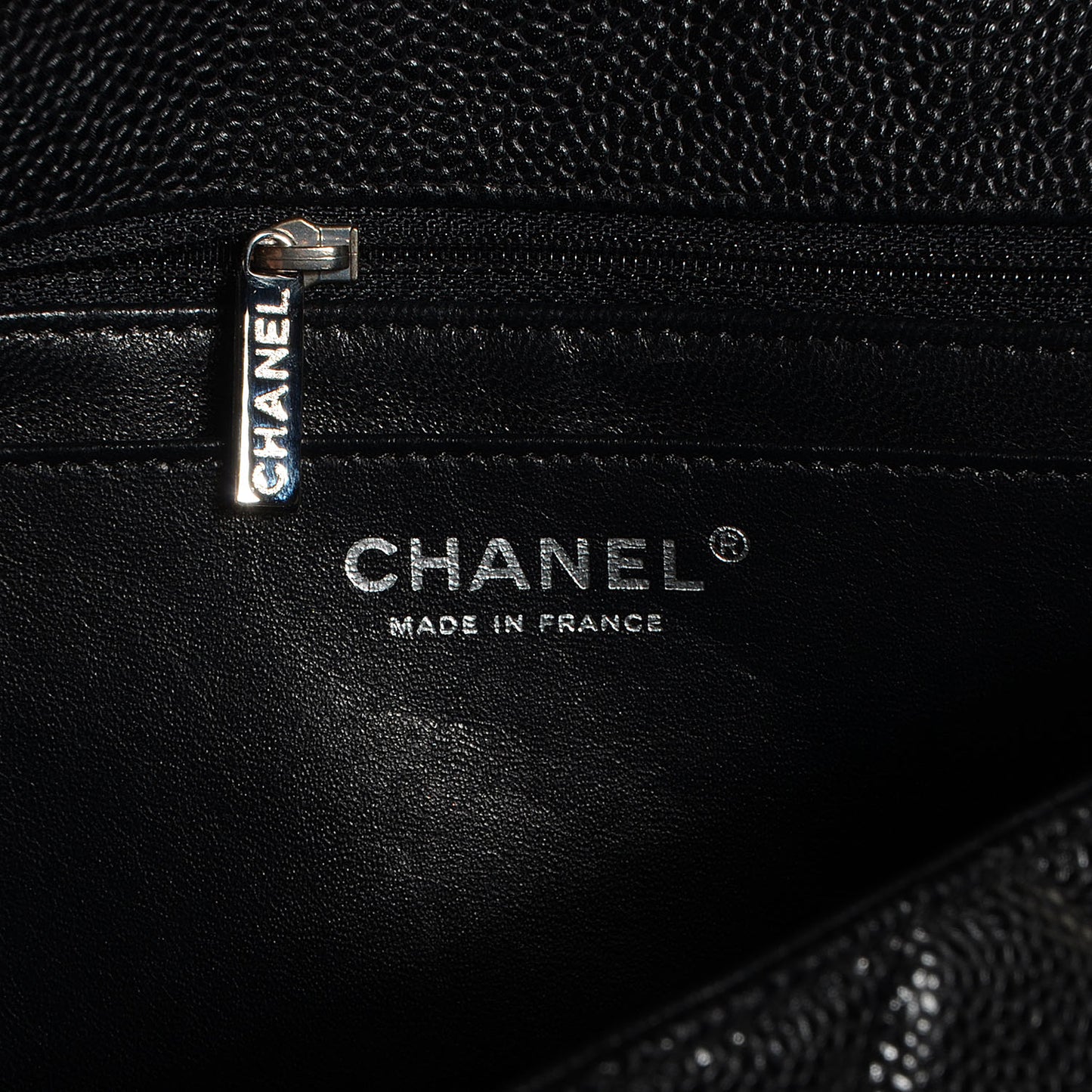 Caviar Jumbo Single Flap Black